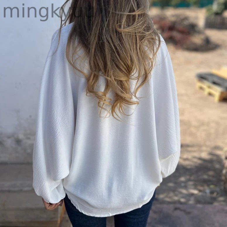Elegant oversized blouse