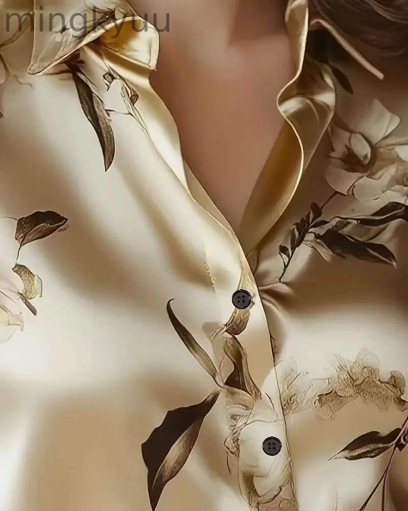 Retro Floral Print Shirt