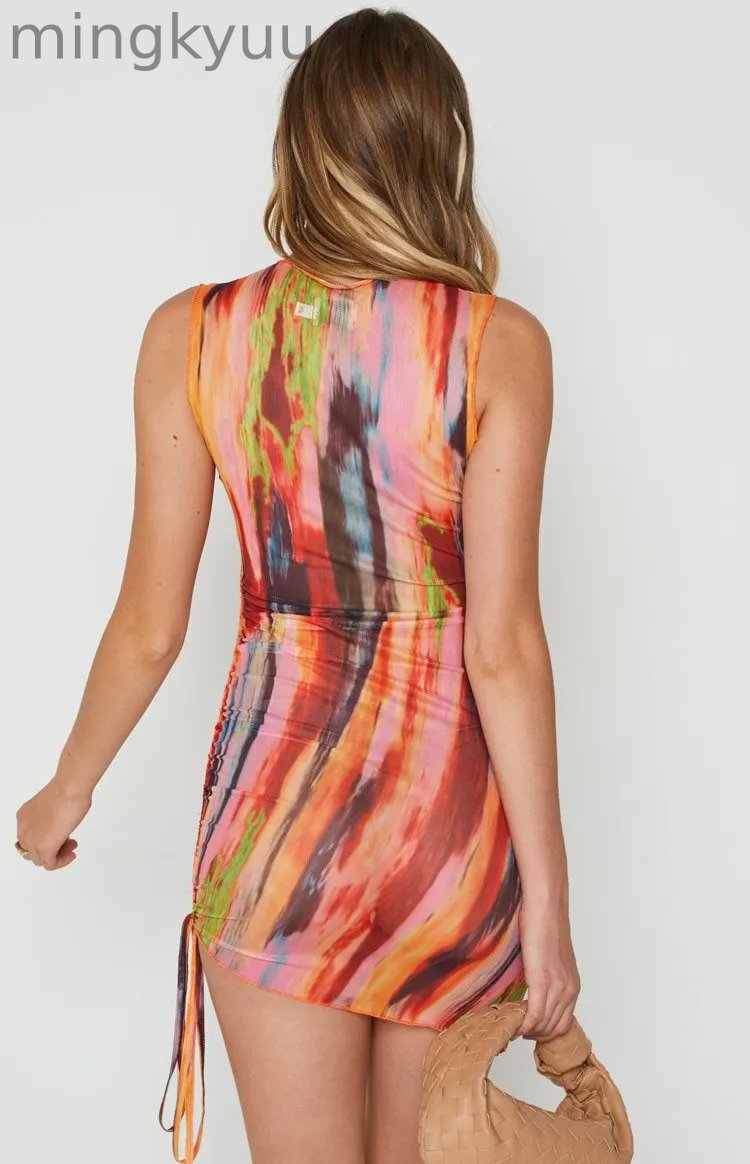 Mesh Mini Dress