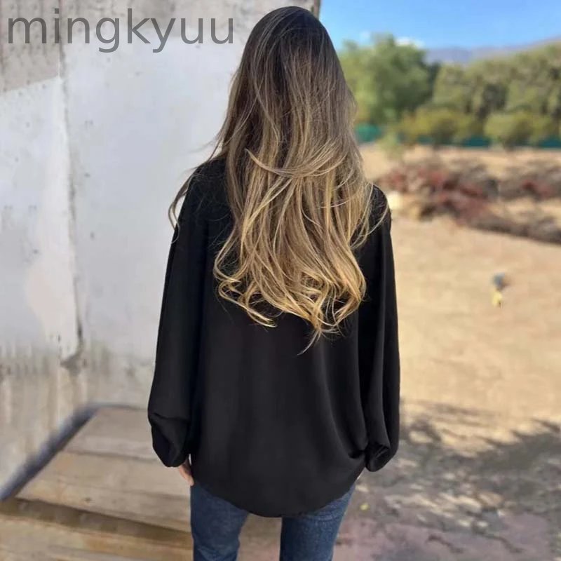 Elegant oversized blouse