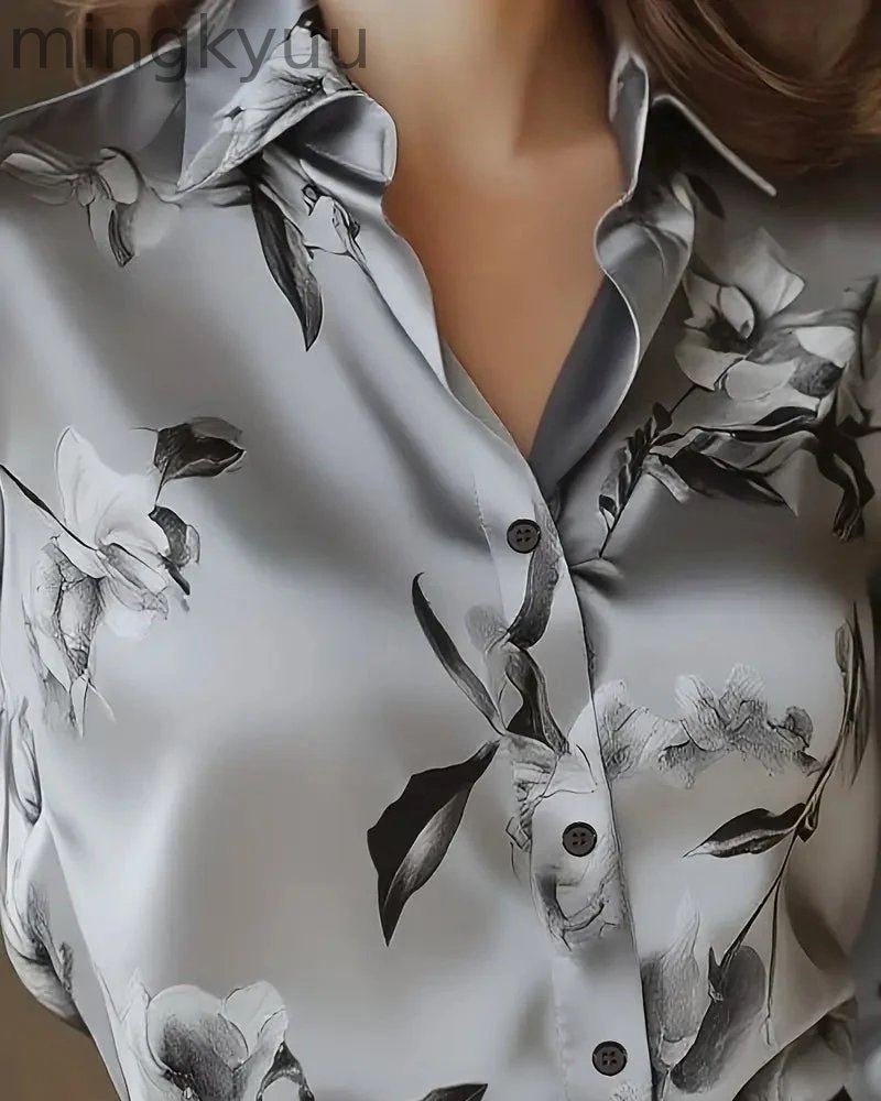 Retro Floral Print Shirt