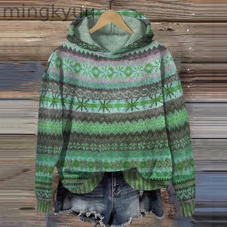 Ethnic Retro Hoodie