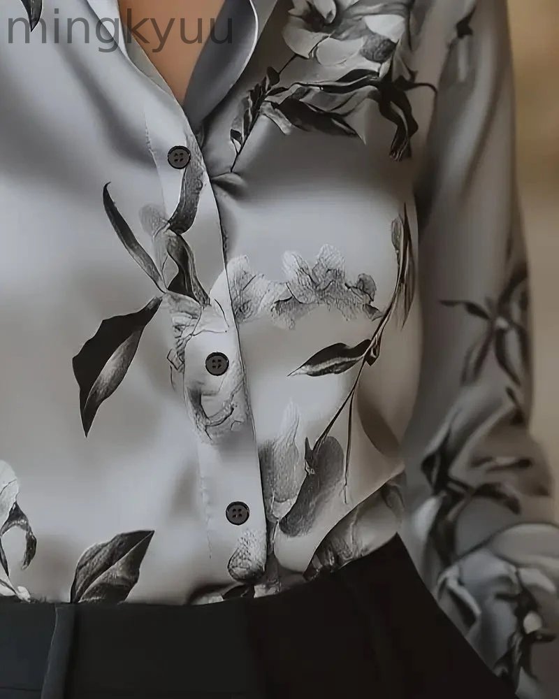 Retro Floral Print Shirt