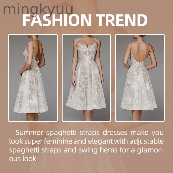 Fashion V Neck Sling A-Line Dress