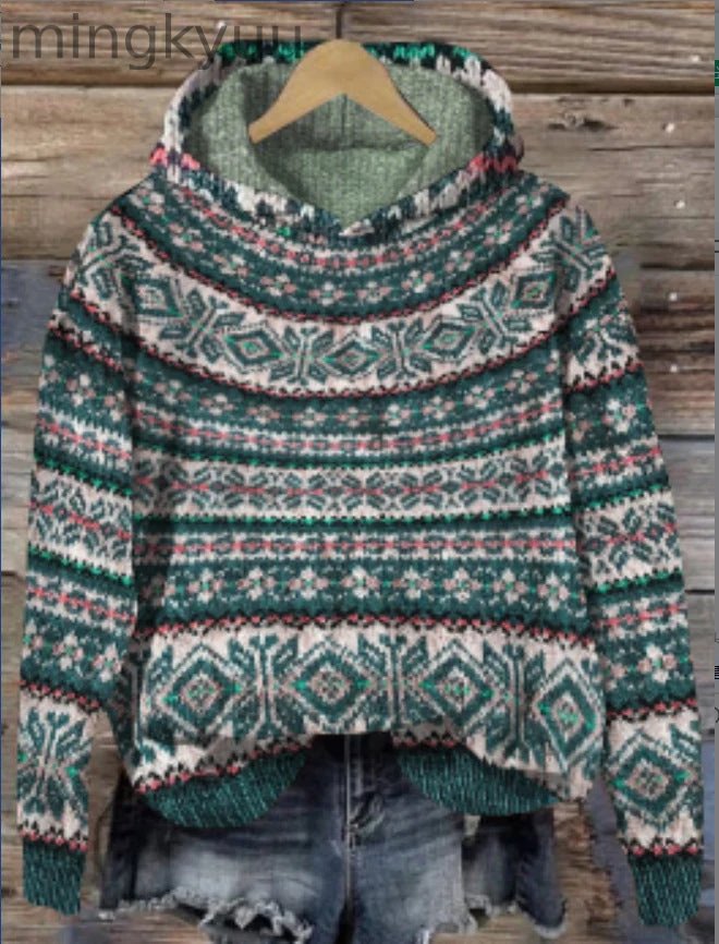 Ethnic Retro Hoodie