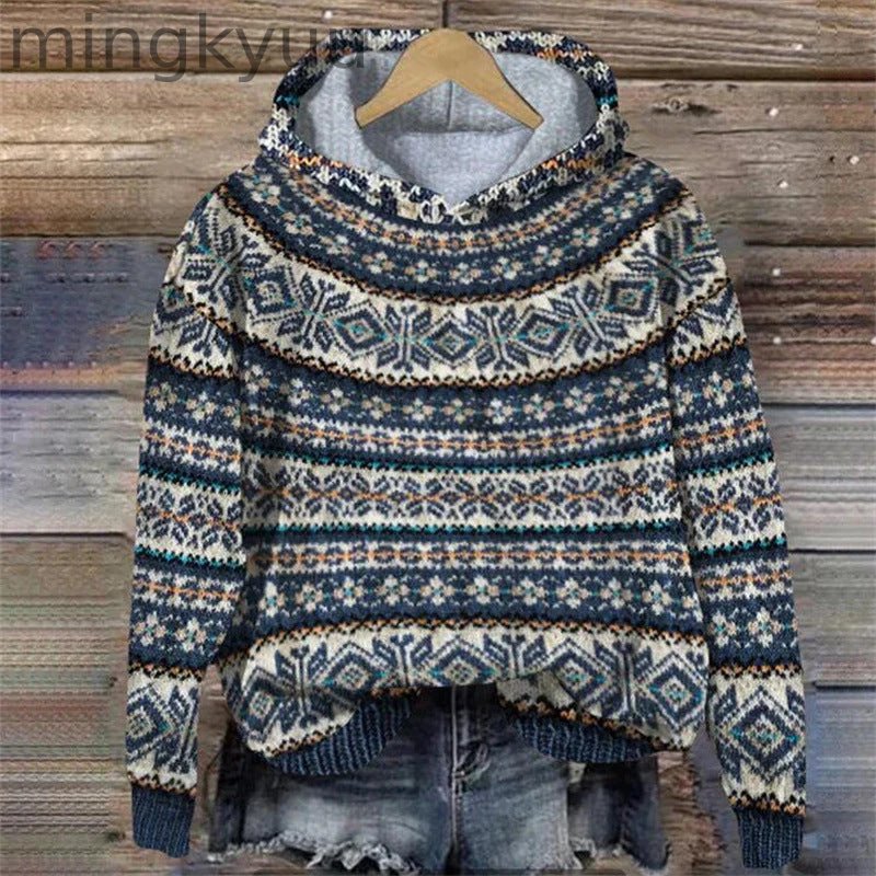 Ethnic Retro Hoodie