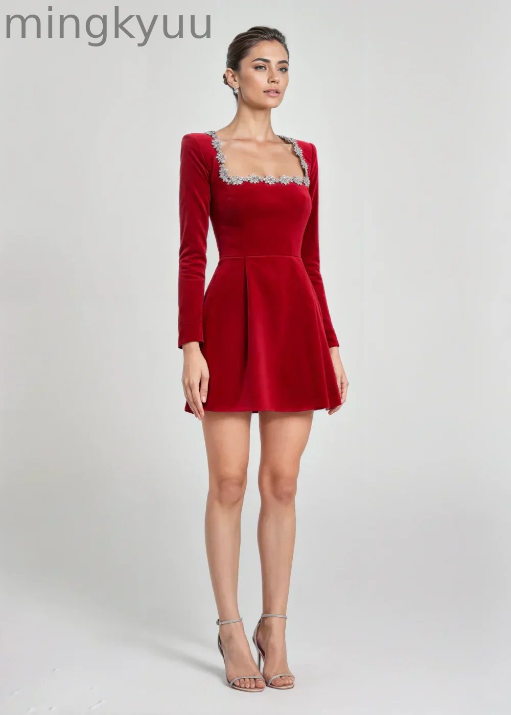 Peyton | Velvet Mini Dress