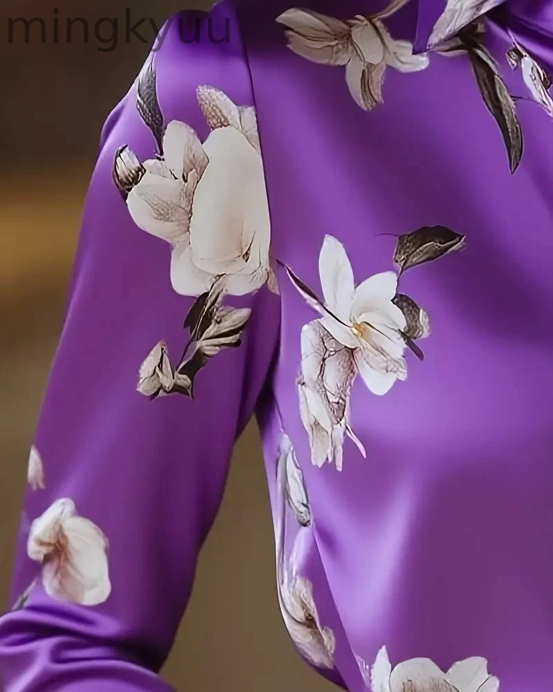 Retro Floral Print Shirt