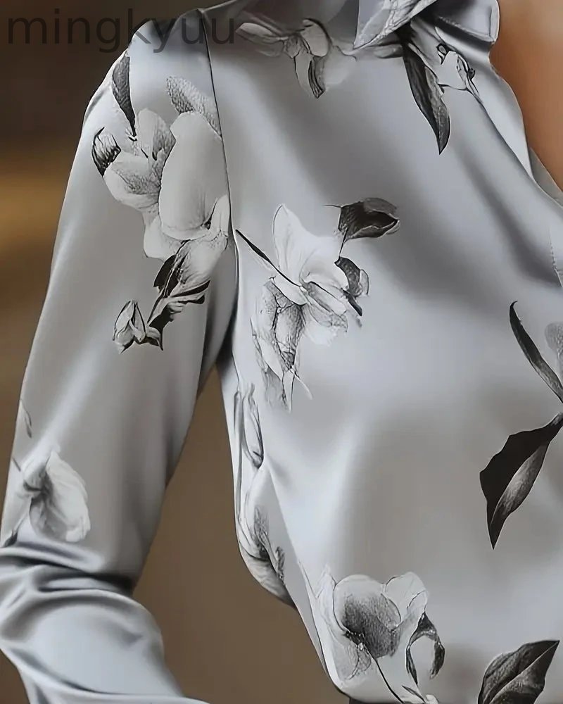 Retro Floral Print Shirt