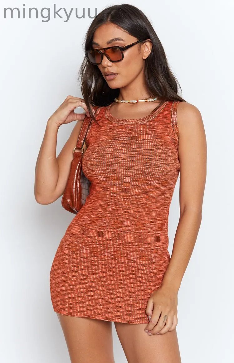 Orange Mini Dress