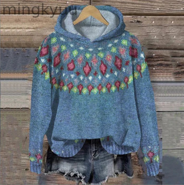 Ethnic Retro Hoodie