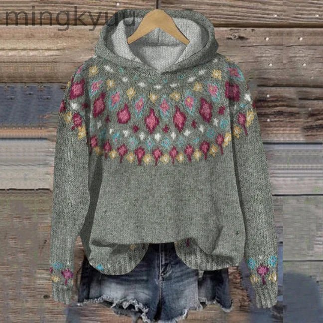 Ethnic Retro Hoodie