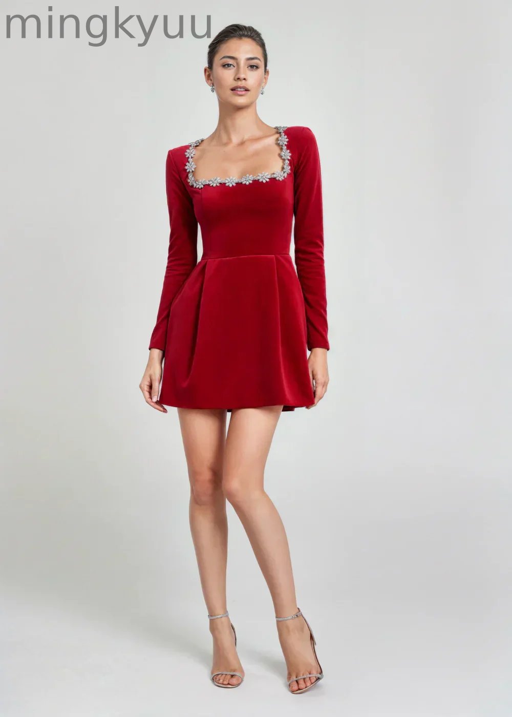 Peyton | Velvet Mini Dress