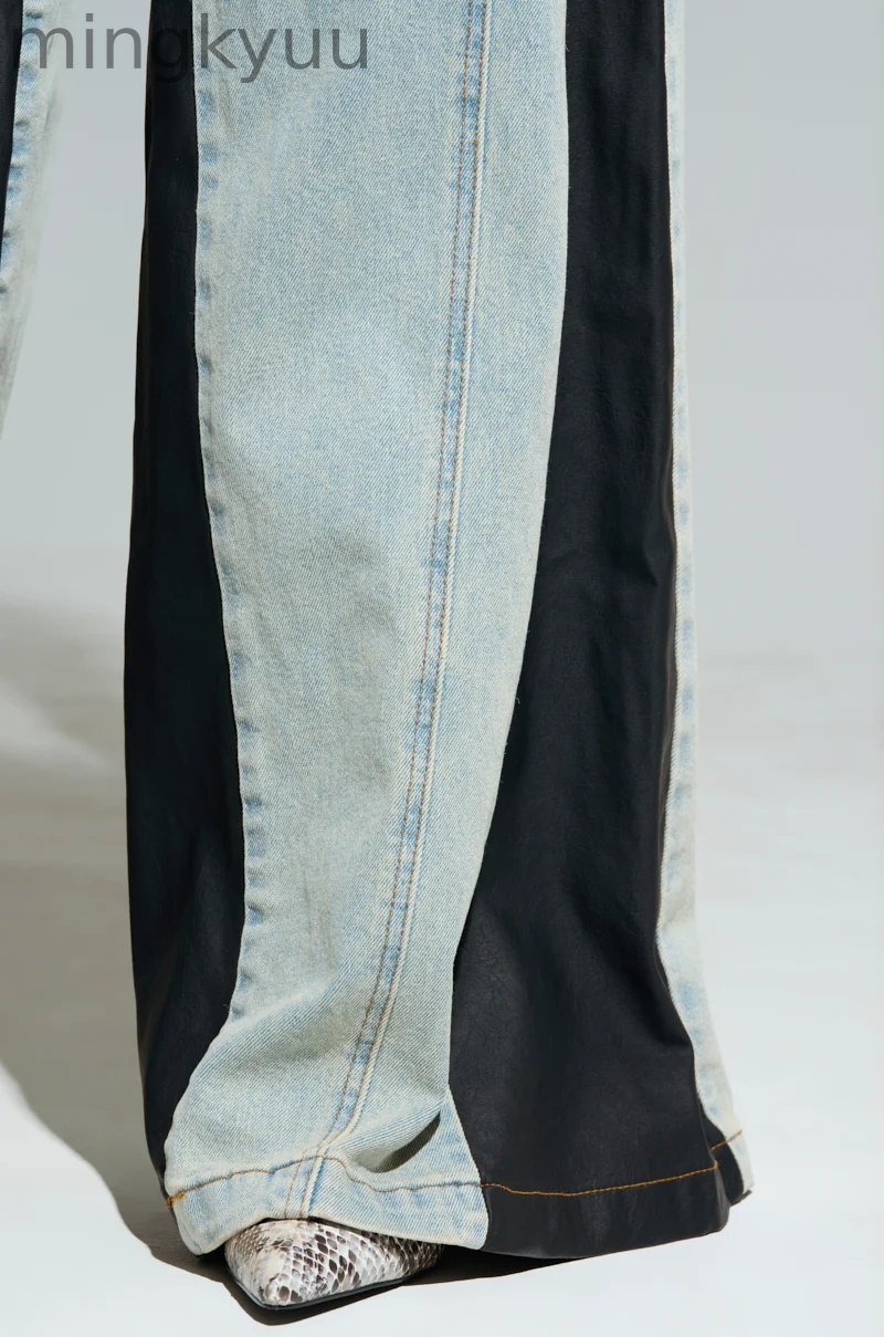 WILL COLORBLOCK WIDE LEG JEAN