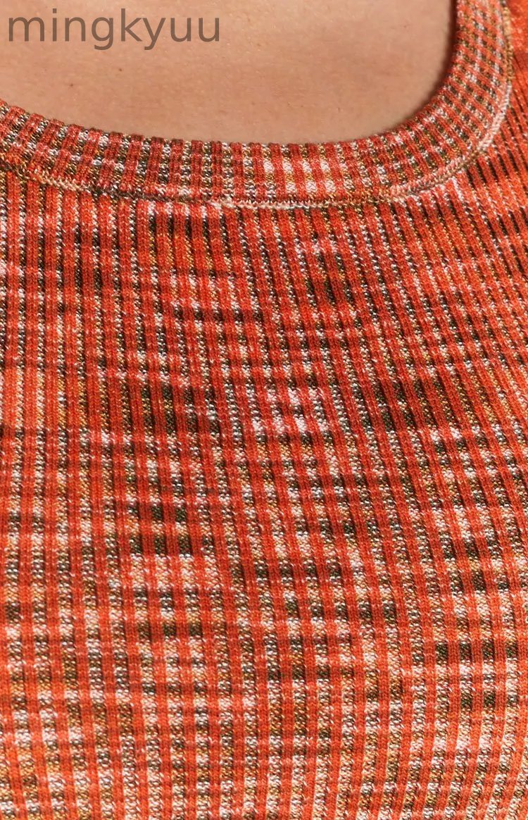 Orange Mini Dress