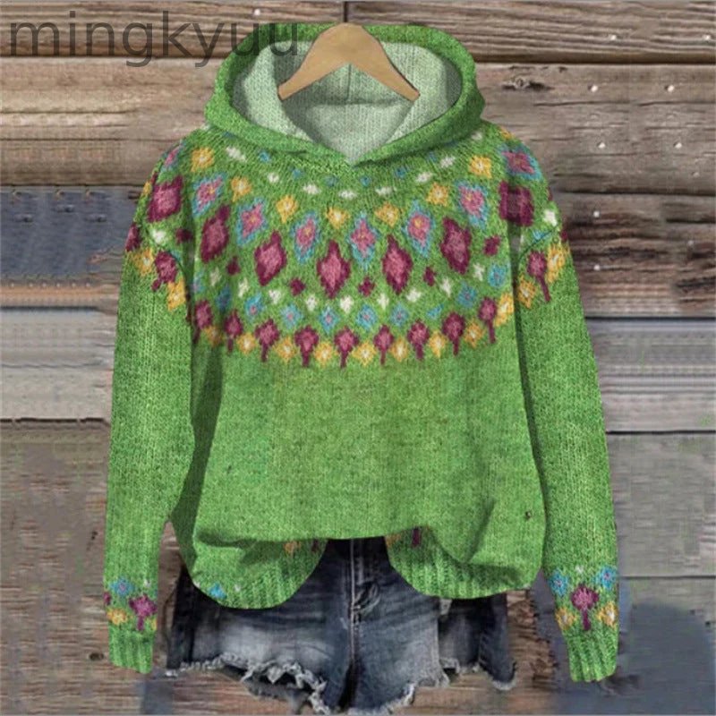 Ethnic Retro Hoodie